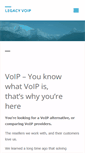 Mobile Screenshot of legacyvoip.com